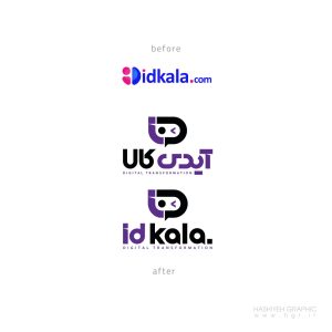 طراحی لوگو وبرندینگ و هویت بصری فروشگاه اینترنتی آی دی کالا