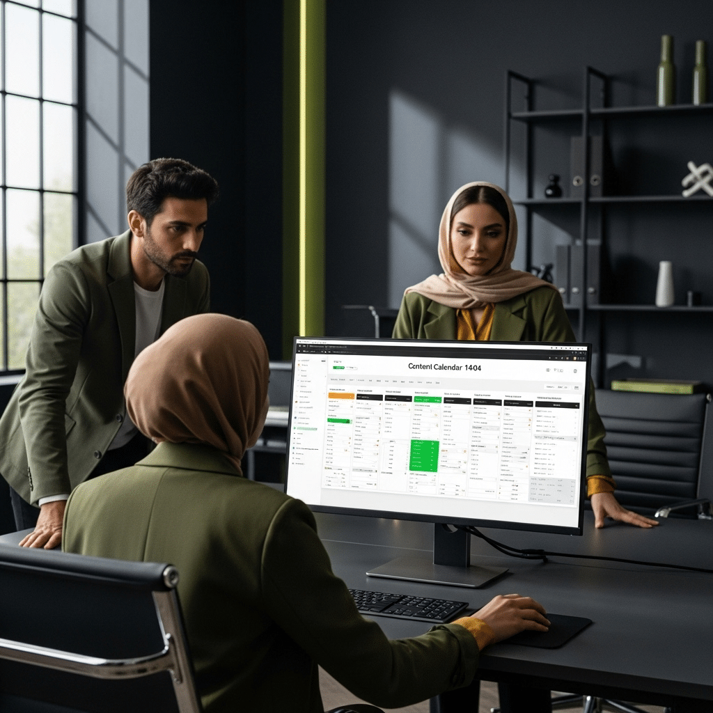 راهنمای کامل تدوین استراتژی و تقویم محتوایی سال ۱۴۰۴