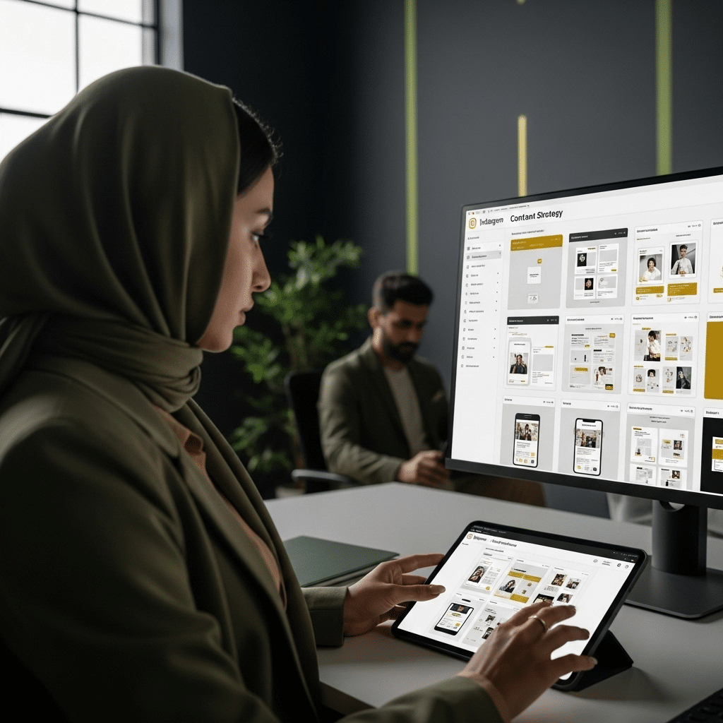 راهنمای جامع استراتژی و تولید محتوا برای اینستاگرام در سال ۱۴۰۴