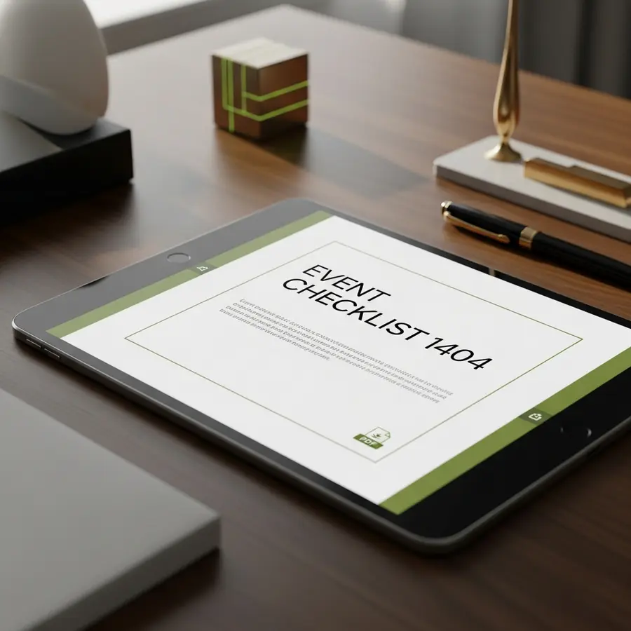 کامل‌ترین چک لیست برگزاری رویداد و ایونت در ۱۴۰۴