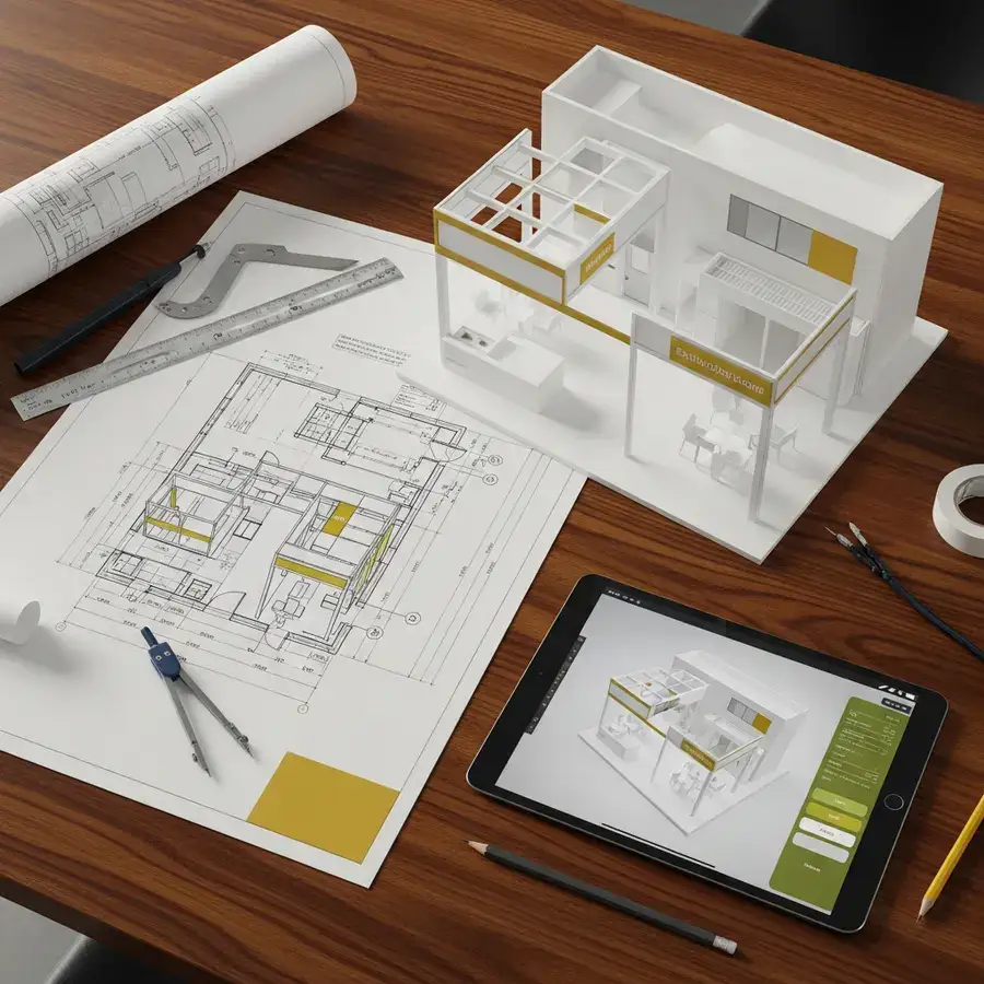 راهنمای جامع غرفه سازی ۱۴۰۴: اصول طراحی، چکلیست اجرا و ۳۵+ ایده خلاقانه