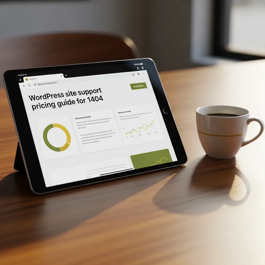 راهنمای کامل قیمت پشتیبانی سایت وردپرس در سال ۱۴۰۴: بررسی عوامل و تعرفهها