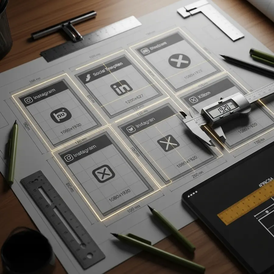 سایز و ابعاد تصاویر تمام شبکه‌های اجتماعی (آپدیت ۱۴۰۴) + جدول کامل